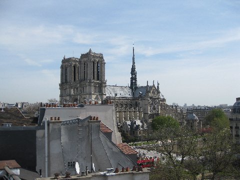 Our view: Notre Dame.