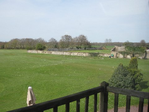 A golf  course near Honfleur